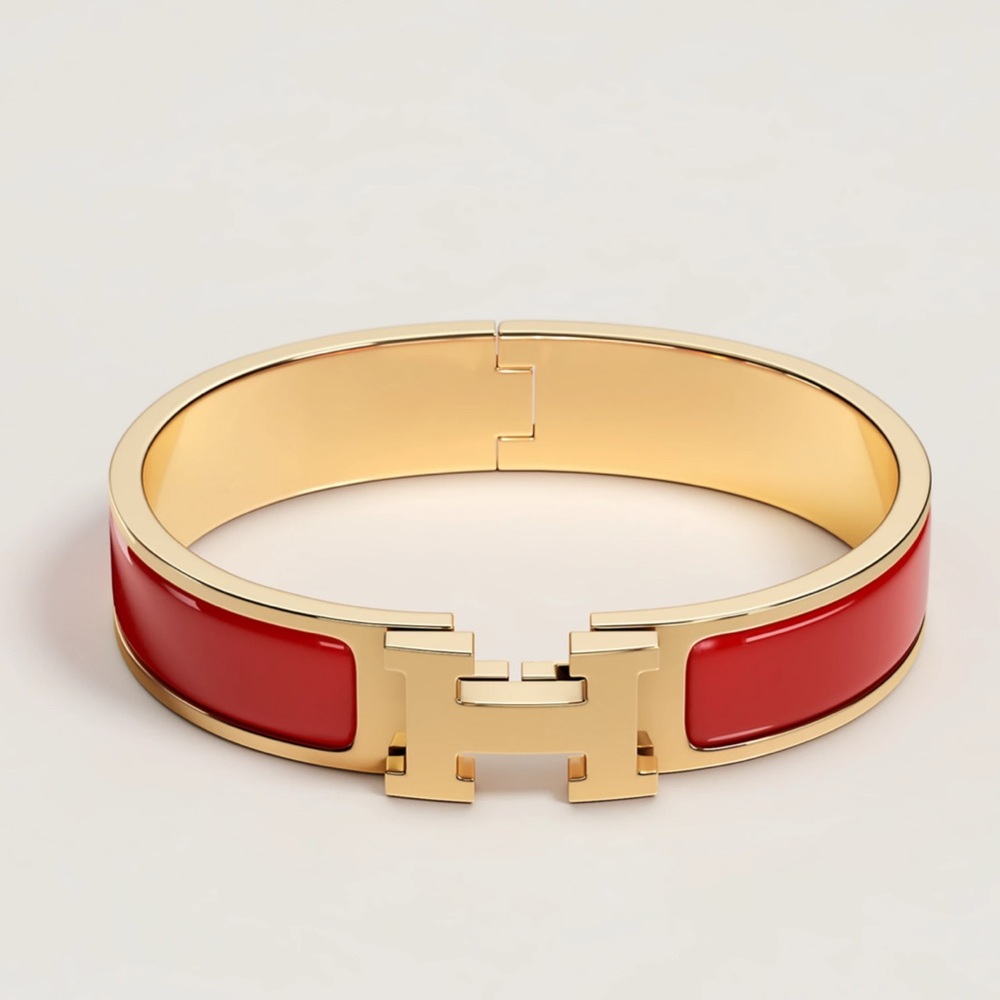 LUXURY CLIC H COLOR BLOCK BRACELET SIGNATURE DESIGNER STYLE